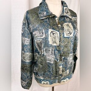 EVR Women's Blue Bomber Jacket